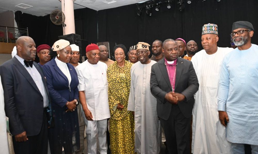 Presidential Candidate of APC. Asiwaju Bola Ahmed Tinubu, met with the leadership of the Christian Association of Nigeria (CAN) in Abuja. Some Governors, Speaker Gbajabiamila as well as some sitting Senators, including Michael Opeyemi Bamidele, CON