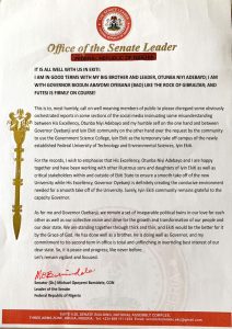 It is all well with us in Ekiti - Senate Leader Office (Senator  Michael Opeyemi Bamidele)